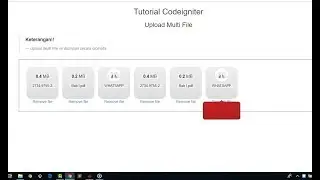 Tutorial Codeigniter 3 Upload Multiple Files Awesome #38