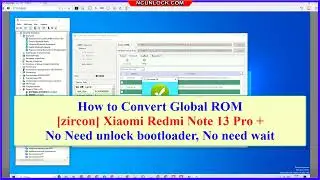 [zircon] Xiaomi Redmi Note 13 Pro Plus convert global ROM - No Need unlock bootloader - No need wait