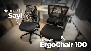 How to Improve Your Office Chair - ProtoArc ErgoChair 100 vs. Herman Miller Sayl Review