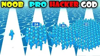 NOOB vs PRO vs HACKER vs GOD in Feed Run