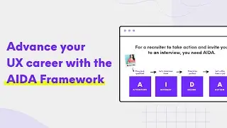 Preview the AIDA Framework taught in Career Strategy Lab | Sarah Doody, UX Designer