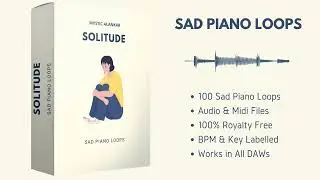 Sad Piano Loops with MIDI Files | Royalty Free Sample Pack