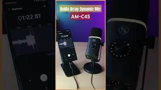 Best Budget Dynamic Mic for Youtube #shorts #youtubeshorts | Audio Array AM-C45 RGB Dynamic Mic