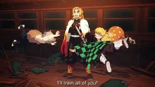 Anime funny moments part 15 (Demon Slayer Mugen Train)