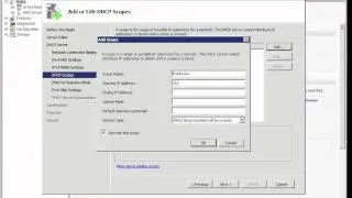 Setting up DHCP on Server 2008.