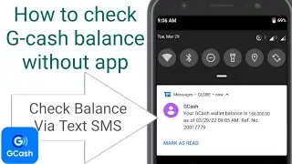 how to check gcash balance without app || check gcash balance via sms text