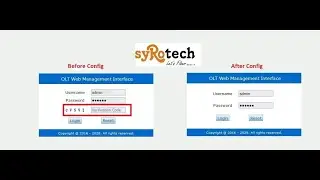 Disable verification code from Syrotech OLT web management login page