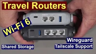 GL.iNet GL-MT3000 and GL-AXT1800 Wi-Fi 6 Travel Routers