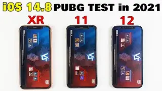 iPhone XR vs iPhone 11 vs iPhone 12 PUBG TEST in 2021 - iOS 14.8 BGMI TEST😨 A12 Bionic vs A13 vs A14