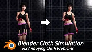 Blender Cloth Simulations: Fixing Simulation Problems