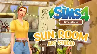 ☀️ The Sims 4 Gameplay: ☀️ Sunny Art Cottage Living [No Commentary, Relaxing Longplay]