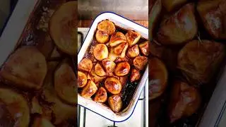 Healthy Crispy OXO Roast Potatoes Recipe #shorts shorts