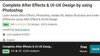 Learn free - Adobe After Effects, Photoshop, Adobe XD, Adobe Illustrator | 