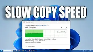 How To Fix Slow Copy Speed on Windows 11