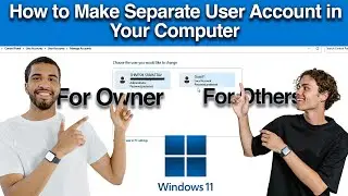 How to create a new User Account in windows 11 without email? Go safe 2024