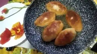 Жареные пирожки с картошкой