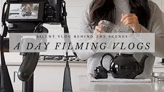 HOW I FILM AT HOME | Aesthetic vlog's behind the scenes