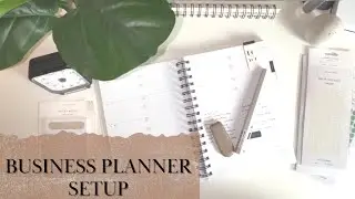 2023 Cloth and Paper Spiral Bound Planner | Planner Setup and Walkthrough | Business Planner Setup