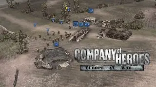 Company of Heroes Battle Of Ramelle 1vs2 Expert [Europe At War mod]