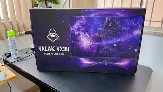 Testando Monitor Barato 240hz QuadHD Mancer Valak Vx3h