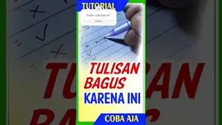 TULISAN BAGUS ITU KARENA INI BOSS 