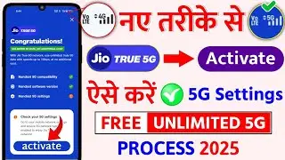 Jio 5G Activate Kaise Kare 5G Settings Jio Free Unlimited 5G Data Jio True 5G Process  2025