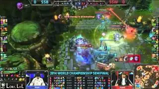 [Worlds 2014] Dandys Rengar Highlights - SSW vs SSB Semifinals