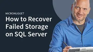 How to Recover Failed Storage on SQL Server