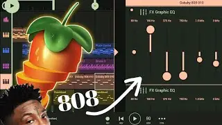 Mastering 808 On FL Studio mobile | Distorted 808 bounce