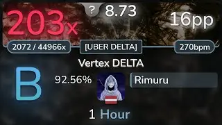 1 hour of Vertex DELTA (270bpm)