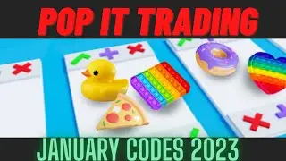 POP IT TRADING CODES JANUARY 2023 - Free Random Item, Reward Codes