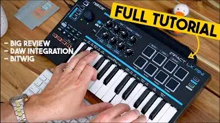 Impact LX Mini Review // Affordable Midi Keyboard // Full Tutorial