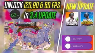 HOW TO UNLOCK 120 & 90 FPS ANY ANDROID DEVICE | 🔥 100% 3.4 UPDATE PUBG / BGMI HOW TO FIX LAG IN 3.4