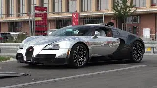 Bugatti Veyron 16.4 Ettore Bugatti Driving in Munich