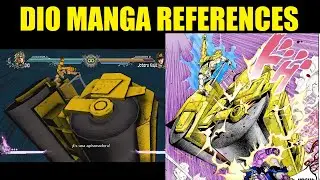 DIO Manga References - Jojo's Bizarre Adventure All Star Battle R