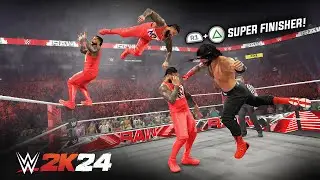 New Super Finishers in WWE 2K23 (Custom Moves)