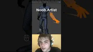 Noob vs Pro artist: posing characters 