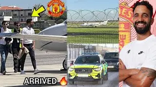 ARRIVED 🔥,  Ruben Amorim ARRIVES at Manchester United,  escorted by police  to Carrington ...