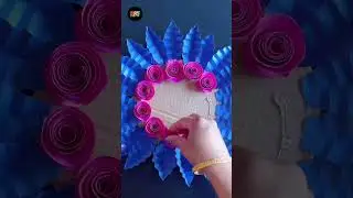 Unique Paper Wall Hanging Craft / #shorts  #diy #wallhanging