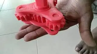 3D printed cog wheel system