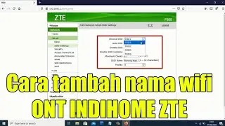 CARA MEMPERBANYAK SSID MODEM ZTE F609