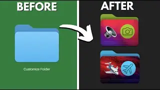 How to Customize Folders! (MacBook Customization tips/tricks)