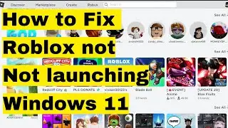 How to fix roblox app not launching on windows 11- Full guide