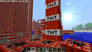 Minecraft: 10,000 - 15,000 TNT's go BOOM