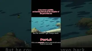A boy saves a goldfish, not knowing that she is the daughter of the god of the sea 