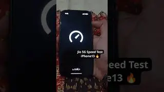 Jio 5G Speed Test iPhone13 🔥 