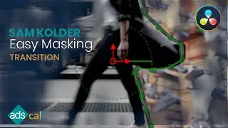 How to Create a Sam Kolder Masking Transition On Davinci Resolve Fusion