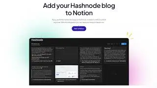 Put your Hashnode blog into Notion