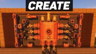 Гайд по Create 1.18.2 - 1.20.1 #3 Жидкости. Паровой котёл и двигатель (minecraft java edition)