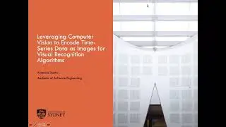 Leveraging Computer Vision to Encode Time-Series Data as Images for Visual Recognition Algorithms